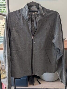 CALIA by Carrie Underwood Charcoal Gray  Zip Jacket
